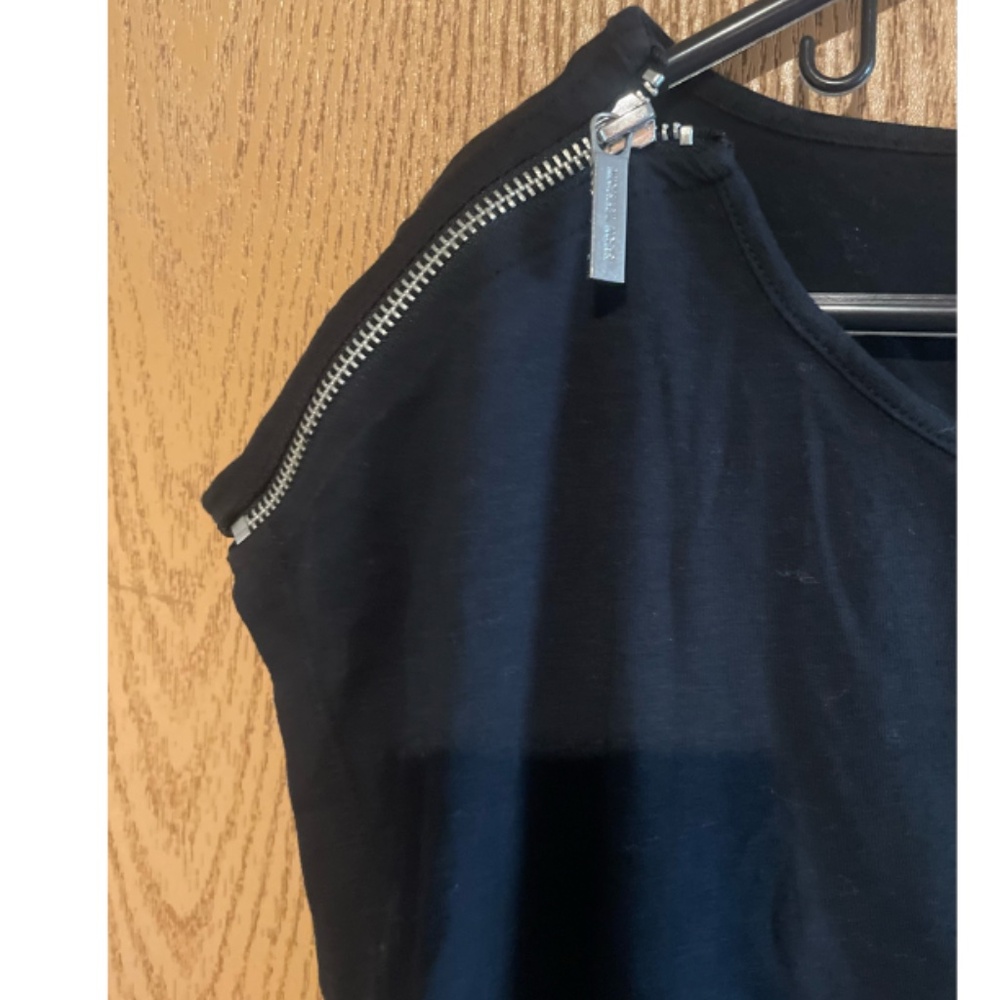 NWOT MICHAEL KORS CINCHED ZIPPER TOP! - Picture 2 of 5